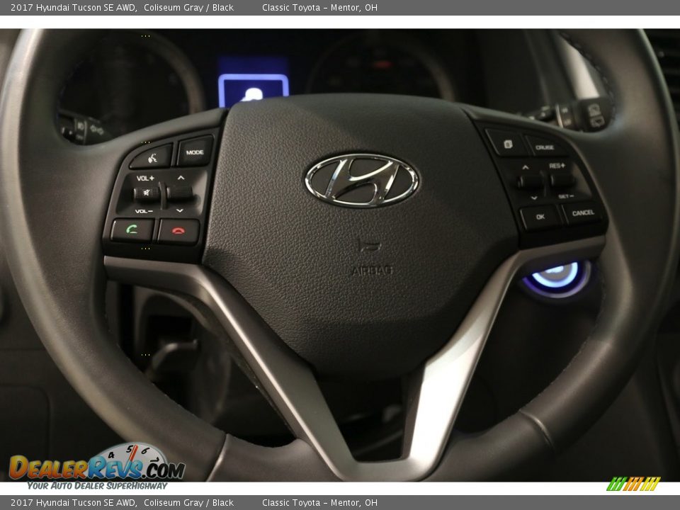 2017 Hyundai Tucson SE AWD Coliseum Gray / Black Photo #7