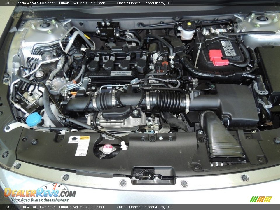 2019 Honda Accord EX Sedan Lunar Silver Metallic / Black Photo #22
