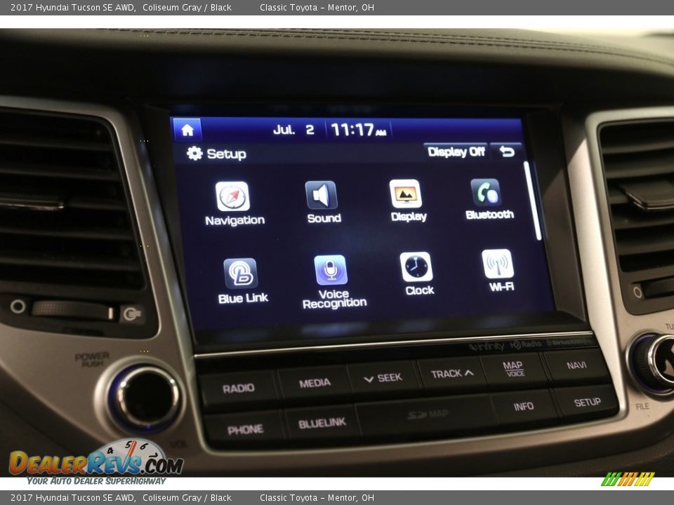 2017 Hyundai Tucson SE AWD Coliseum Gray / Black Photo #15