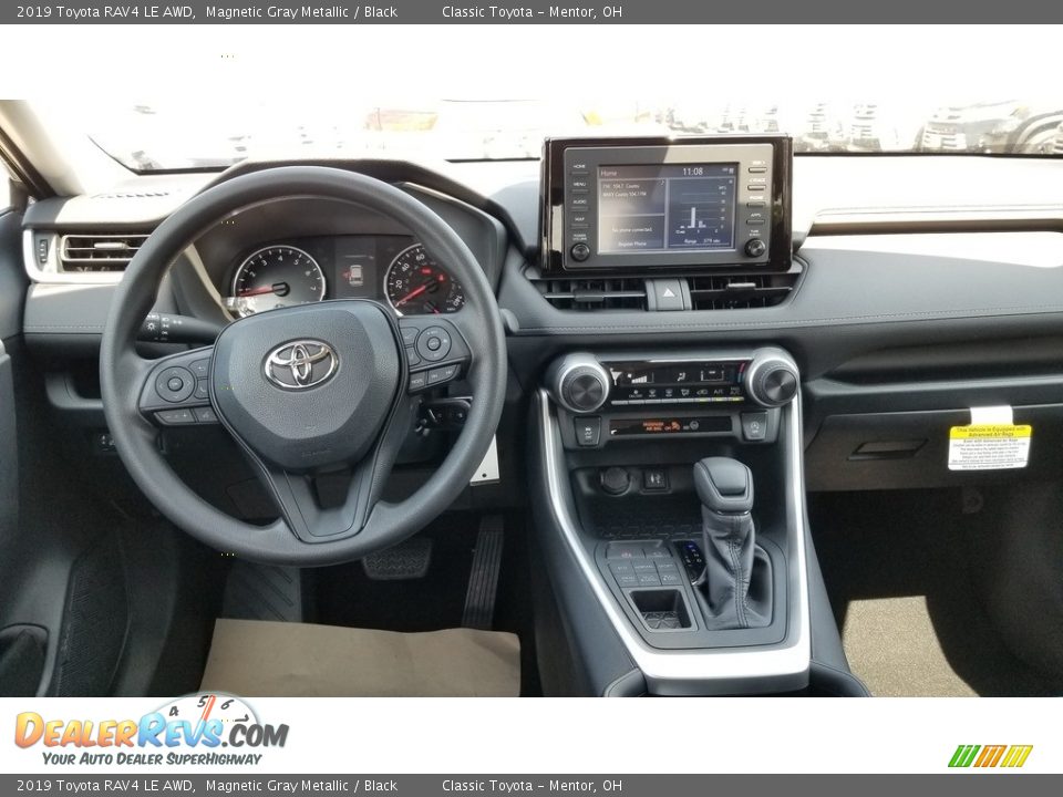 2019 Toyota RAV4 LE AWD Magnetic Gray Metallic / Black Photo #4