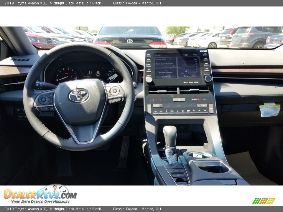 2019 Toyota Avalon XLE Midnight Black Metallic / Black Photo #4