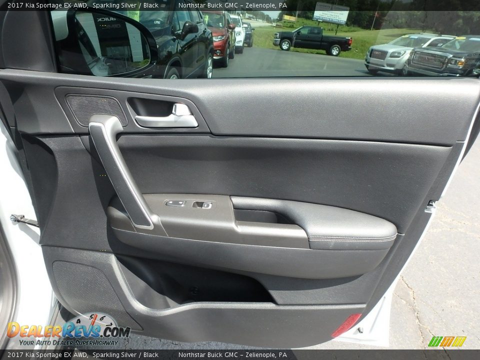 2017 Kia Sportage EX AWD Sparkling Silver / Black Photo #7