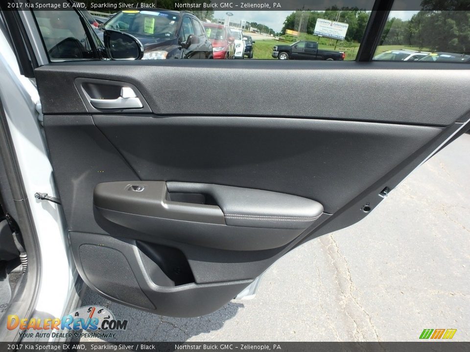 2017 Kia Sportage EX AWD Sparkling Silver / Black Photo #8
