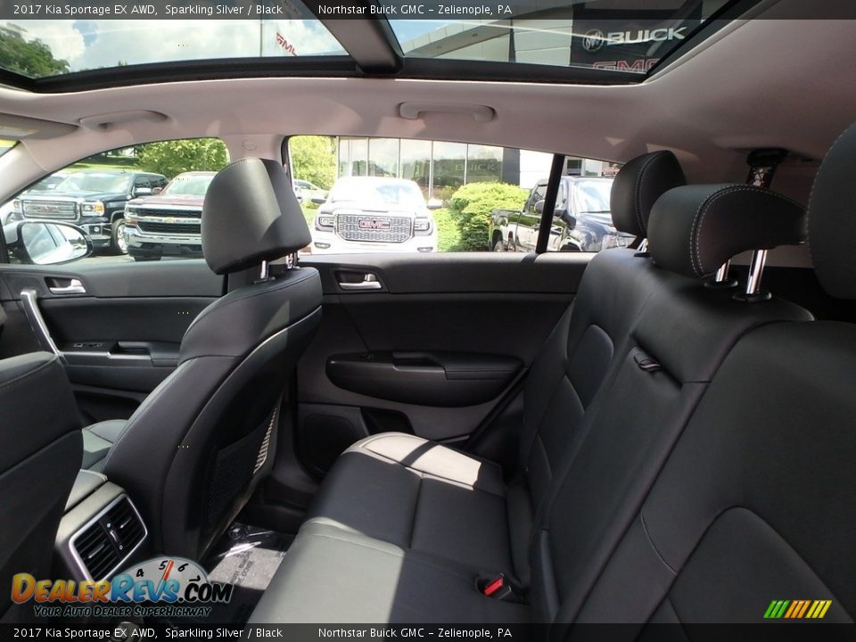 2017 Kia Sportage EX AWD Sparkling Silver / Black Photo #16