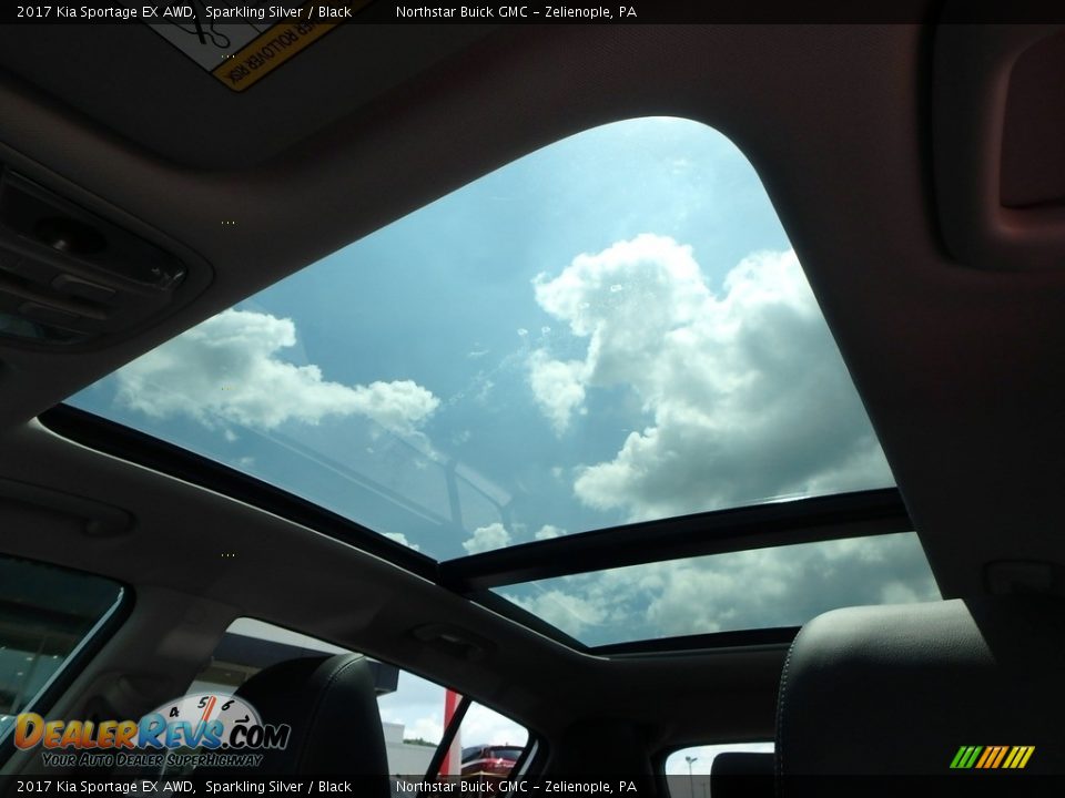 2017 Kia Sportage EX AWD Sparkling Silver / Black Photo #22