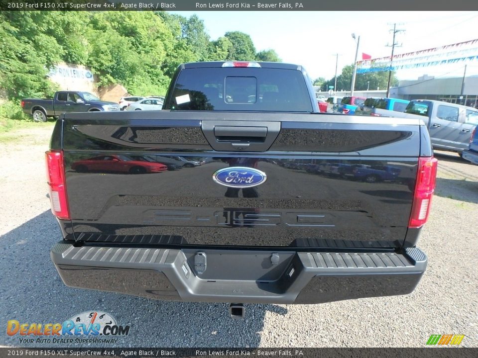 2019 Ford F150 XLT SuperCrew 4x4 Agate Black / Black Photo #3