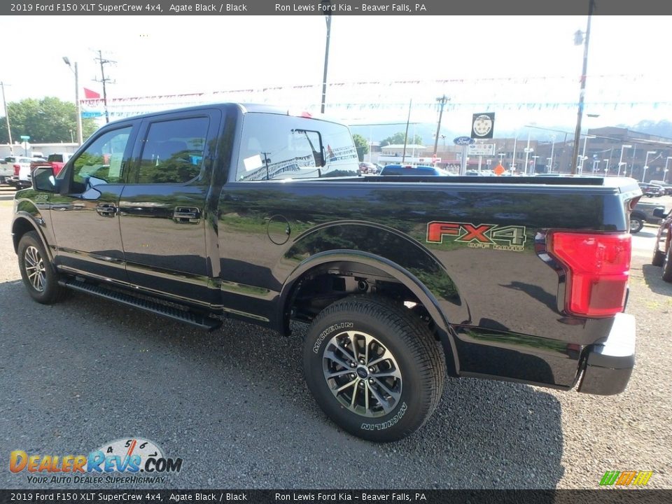 2019 Ford F150 XLT SuperCrew 4x4 Agate Black / Black Photo #4