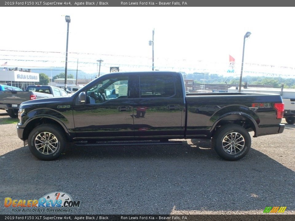 2019 Ford F150 XLT SuperCrew 4x4 Agate Black / Black Photo #5