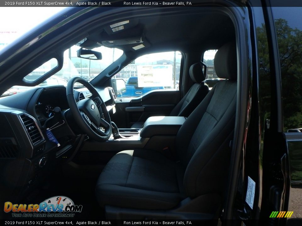 2019 Ford F150 XLT SuperCrew 4x4 Agate Black / Black Photo #10