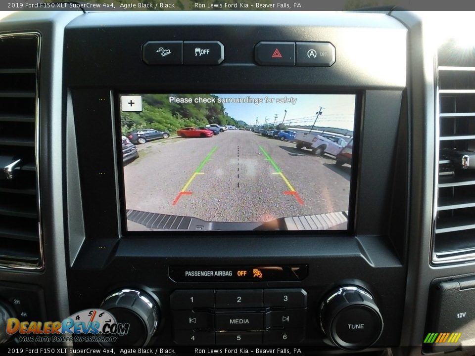 2019 Ford F150 XLT SuperCrew 4x4 Agate Black / Black Photo #18