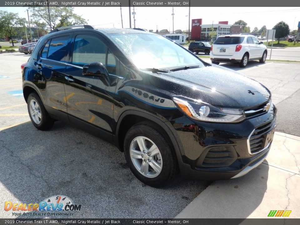 2019 Chevrolet Trax LT AWD Nightfall Gray Metallic / Jet Black Photo #3