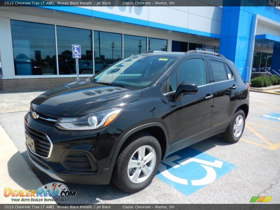 2019 Chevrolet Trax LT AWD Mosaic Black Metallic / Jet Black Photo #1