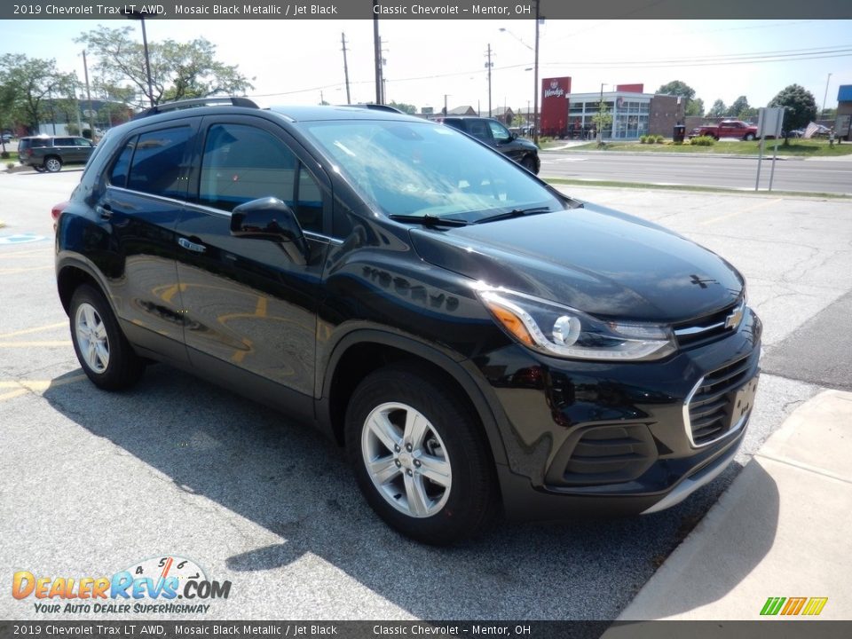 2019 Chevrolet Trax LT AWD Mosaic Black Metallic / Jet Black Photo #3