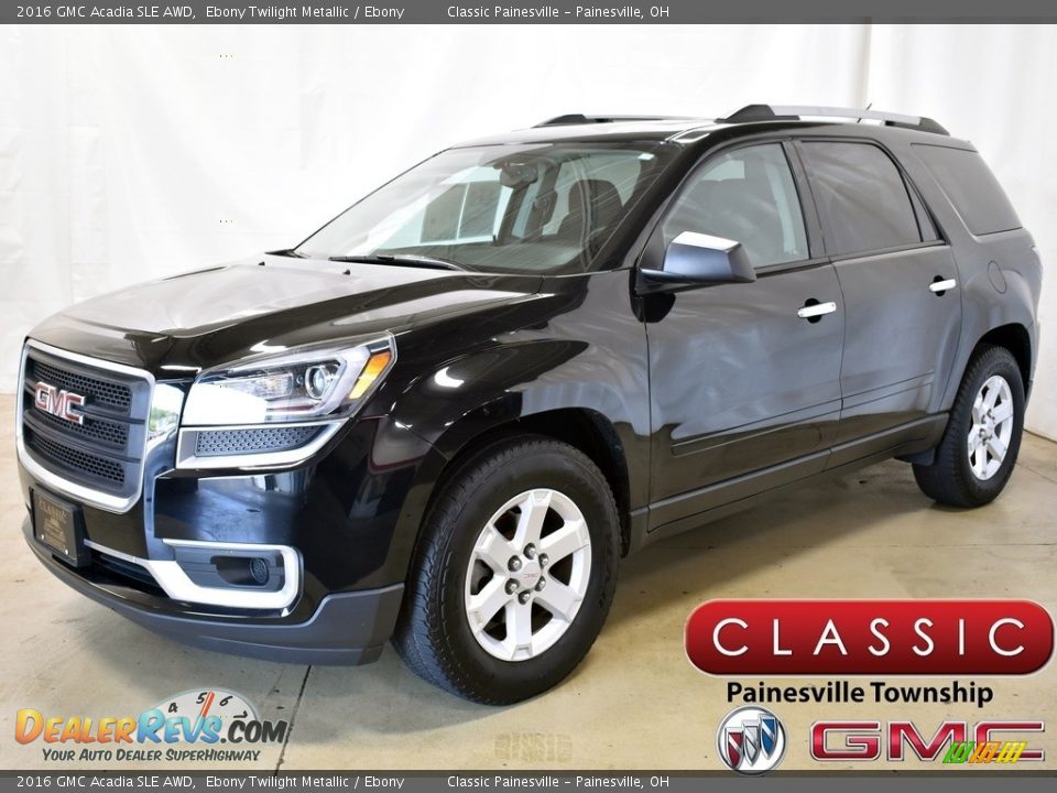 2016 GMC Acadia SLE AWD Ebony Twilight Metallic / Ebony Photo #1