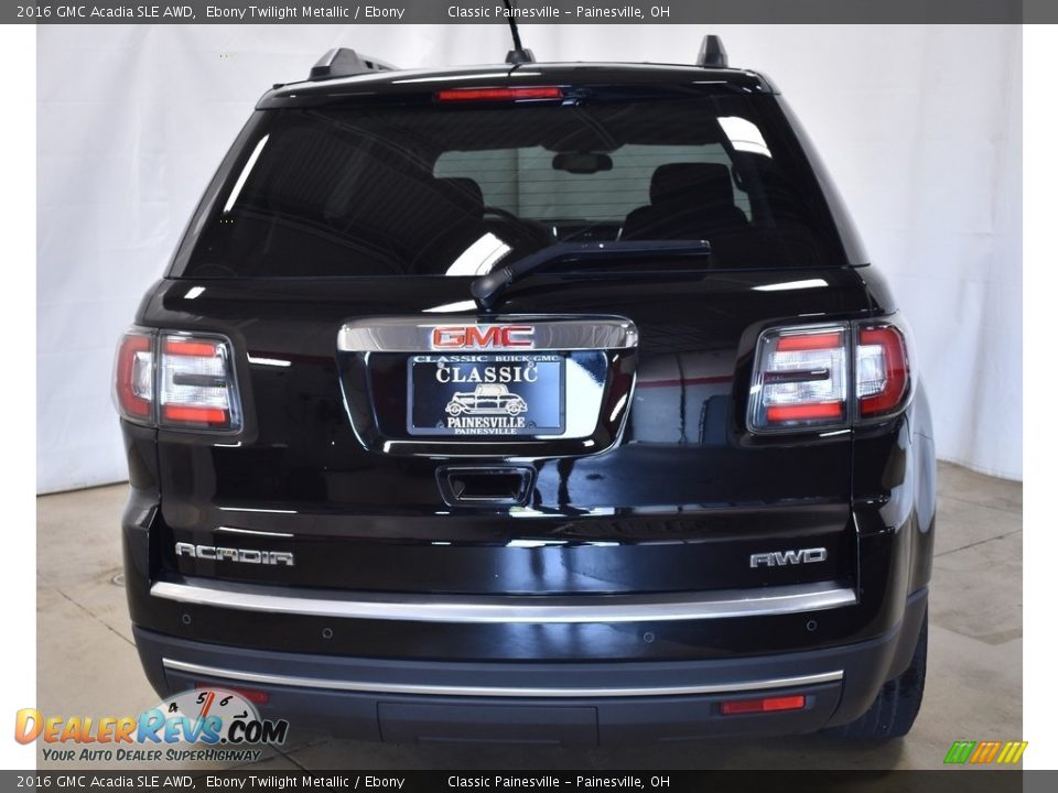 2016 GMC Acadia SLE AWD Ebony Twilight Metallic / Ebony Photo #3