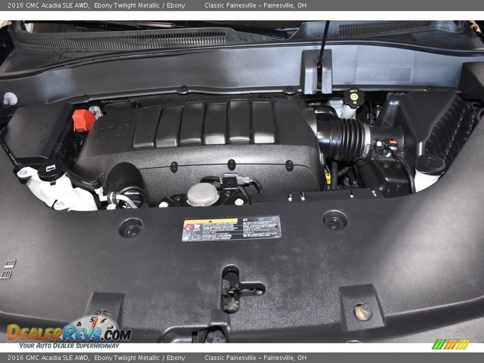 2016 GMC Acadia SLE AWD Ebony Twilight Metallic / Ebony Photo #6