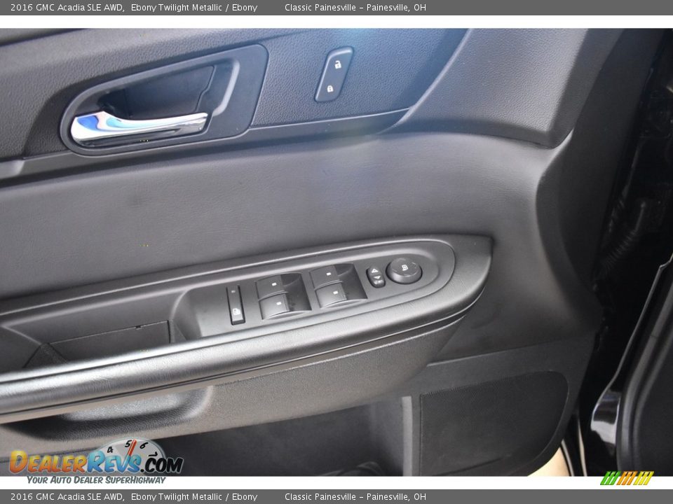 2016 GMC Acadia SLE AWD Ebony Twilight Metallic / Ebony Photo #12
