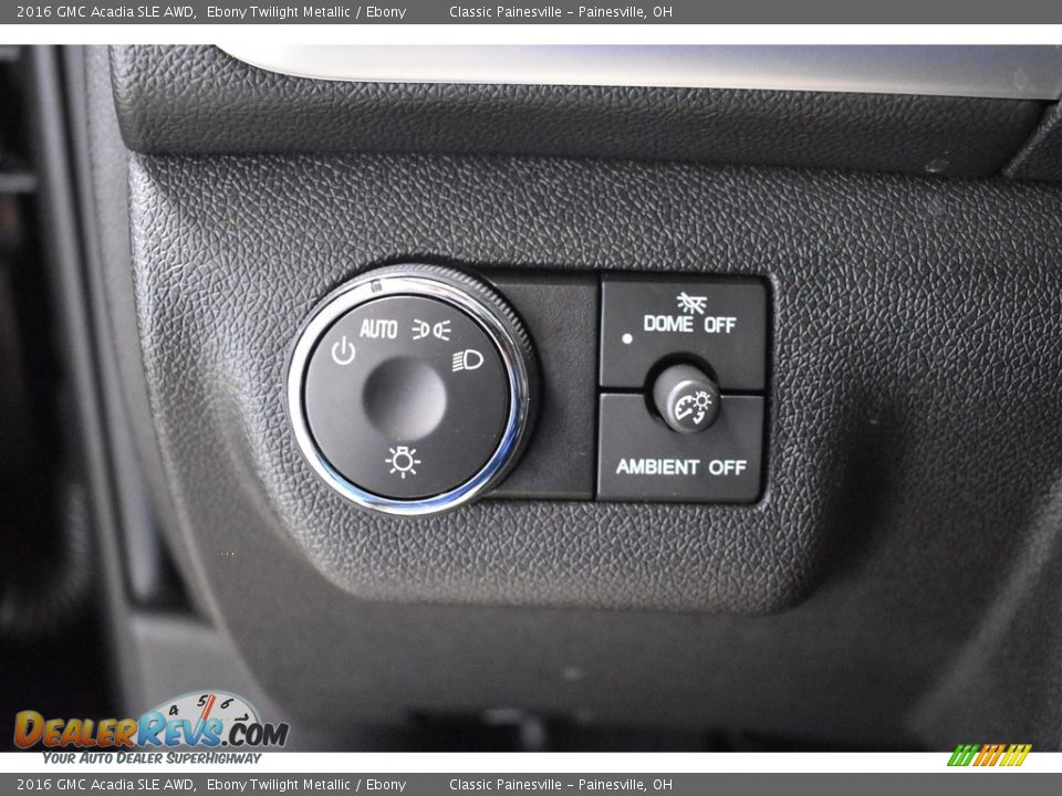 2016 GMC Acadia SLE AWD Ebony Twilight Metallic / Ebony Photo #13