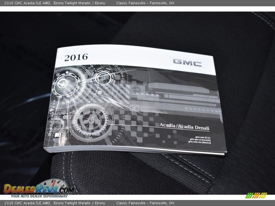 2016 GMC Acadia SLE AWD Ebony Twilight Metallic / Ebony Photo #18
