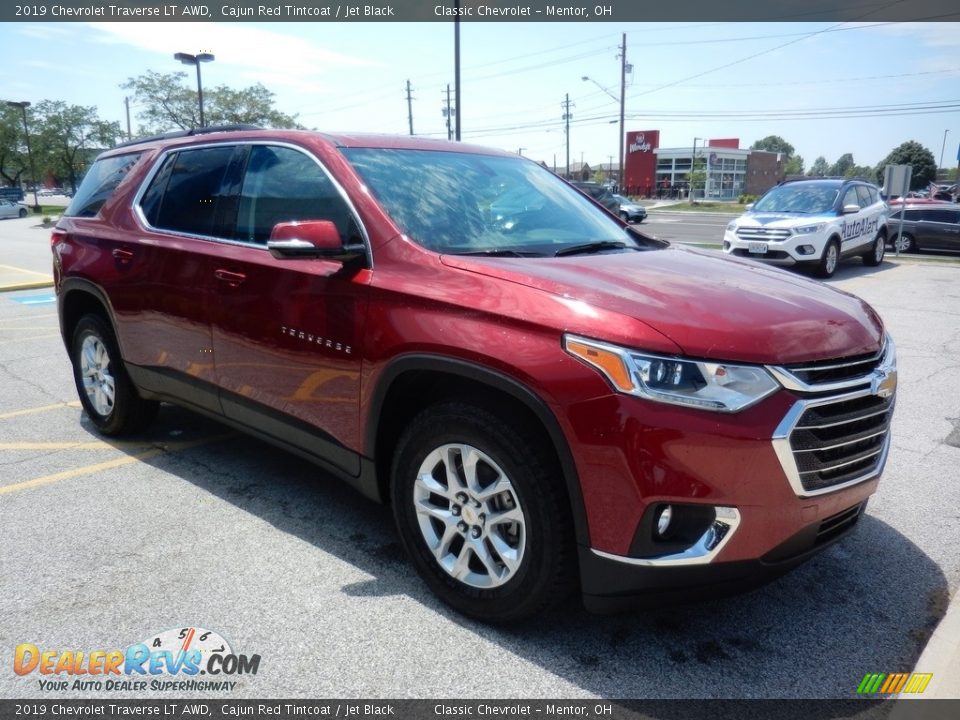 2019 Chevrolet Traverse LT AWD Cajun Red Tintcoat / Jet Black Photo #3