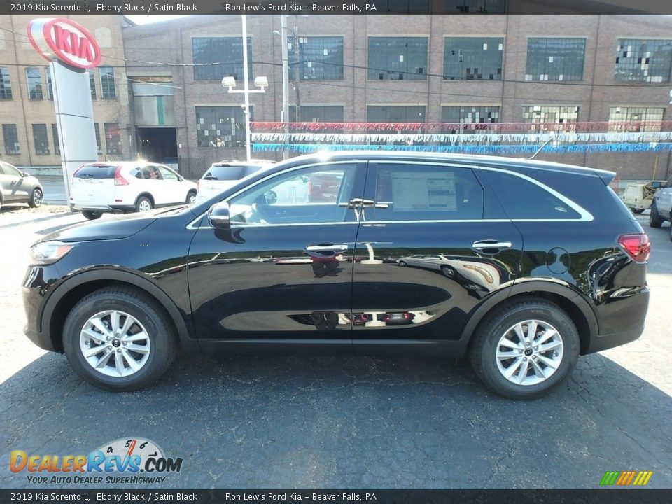 2019 Kia Sorento L Ebony Black / Satin Black Photo #6