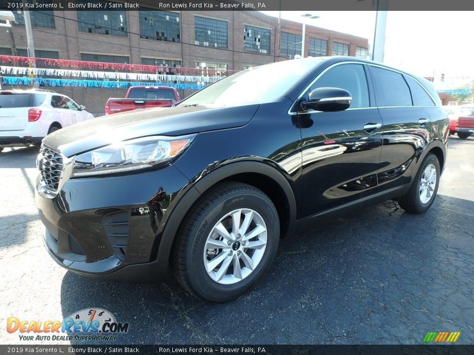 2019 Kia Sorento L Ebony Black / Satin Black Photo #7