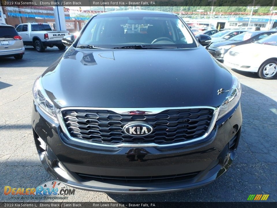 2019 Kia Sorento L Ebony Black / Satin Black Photo #8