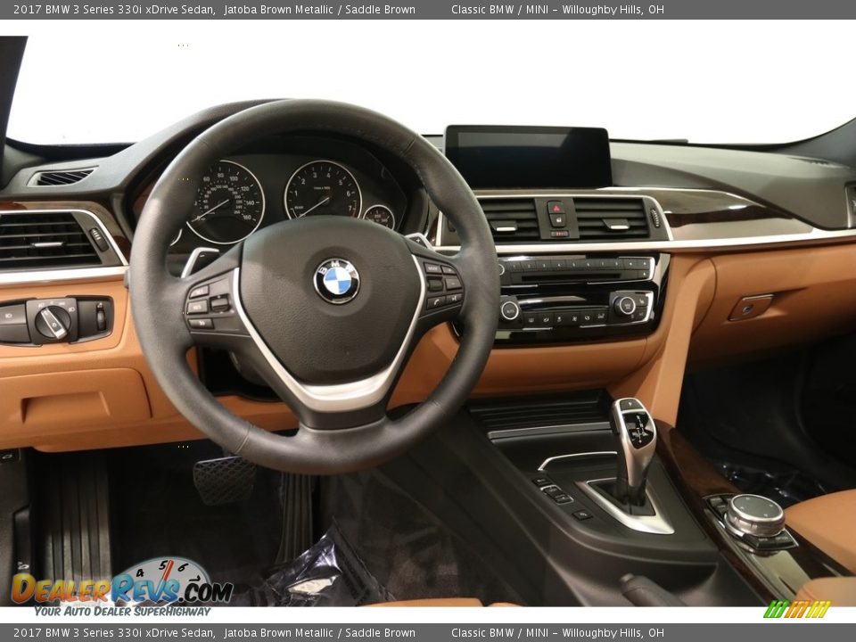 2017 BMW 3 Series 330i xDrive Sedan Jatoba Brown Metallic / Saddle Brown Photo #6