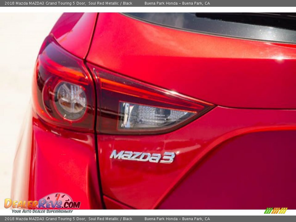 2018 Mazda MAZDA3 Grand Touring 5 Door Soul Red Metallic / Black Photo #10