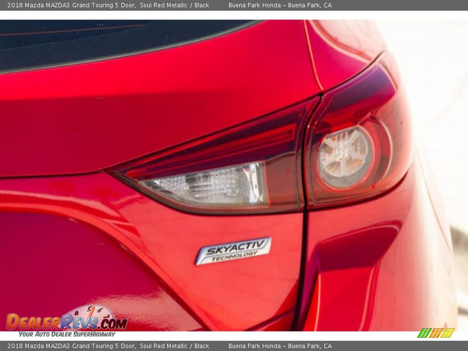 2018 Mazda MAZDA3 Grand Touring 5 Door Soul Red Metallic / Black Photo #11