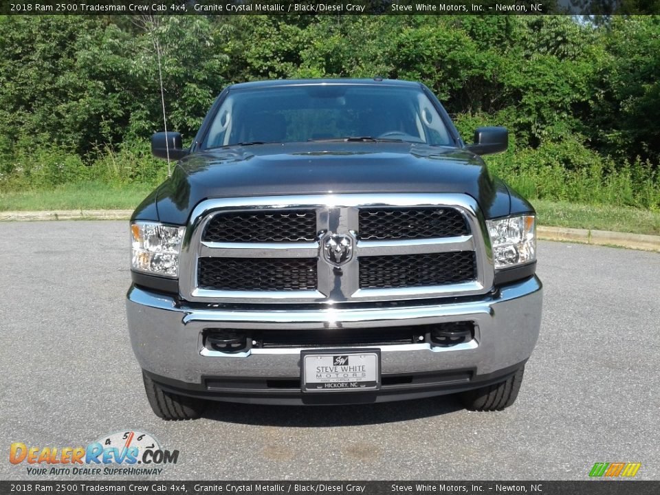 2018 Ram 2500 Tradesman Crew Cab 4x4 Granite Crystal Metallic / Black/Diesel Gray Photo #3