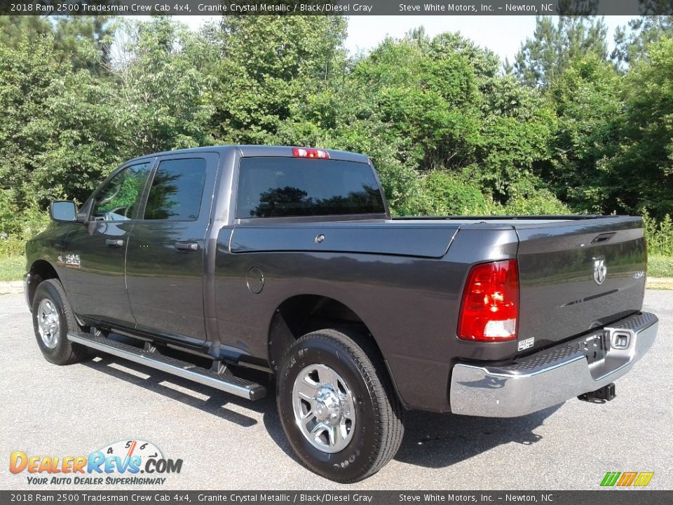 2018 Ram 2500 Tradesman Crew Cab 4x4 Granite Crystal Metallic / Black/Diesel Gray Photo #8