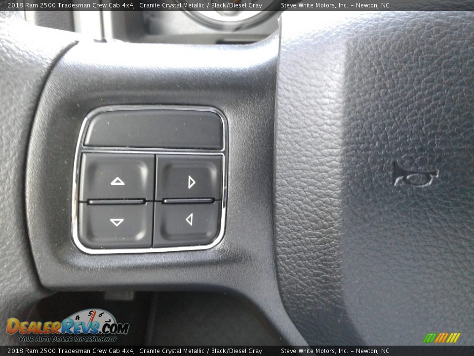 2018 Ram 2500 Tradesman Crew Cab 4x4 Granite Crystal Metallic / Black/Diesel Gray Photo #15