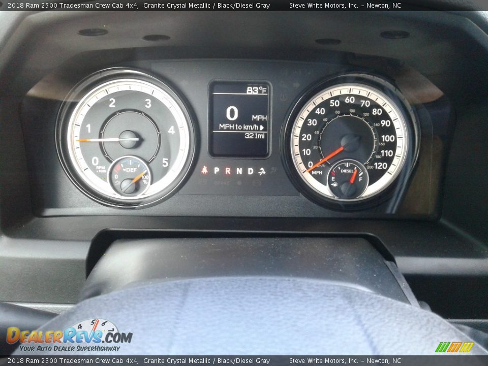 2018 Ram 2500 Tradesman Crew Cab 4x4 Granite Crystal Metallic / Black/Diesel Gray Photo #17