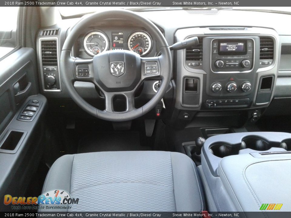 2018 Ram 2500 Tradesman Crew Cab 4x4 Granite Crystal Metallic / Black/Diesel Gray Photo #23