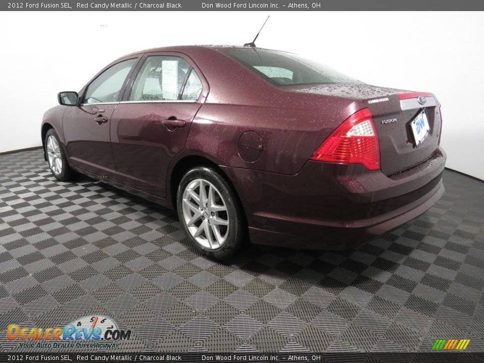 2012 Ford Fusion SEL Red Candy Metallic / Charcoal Black Photo #9