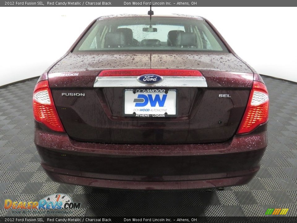 2012 Ford Fusion SEL Red Candy Metallic / Charcoal Black Photo #11