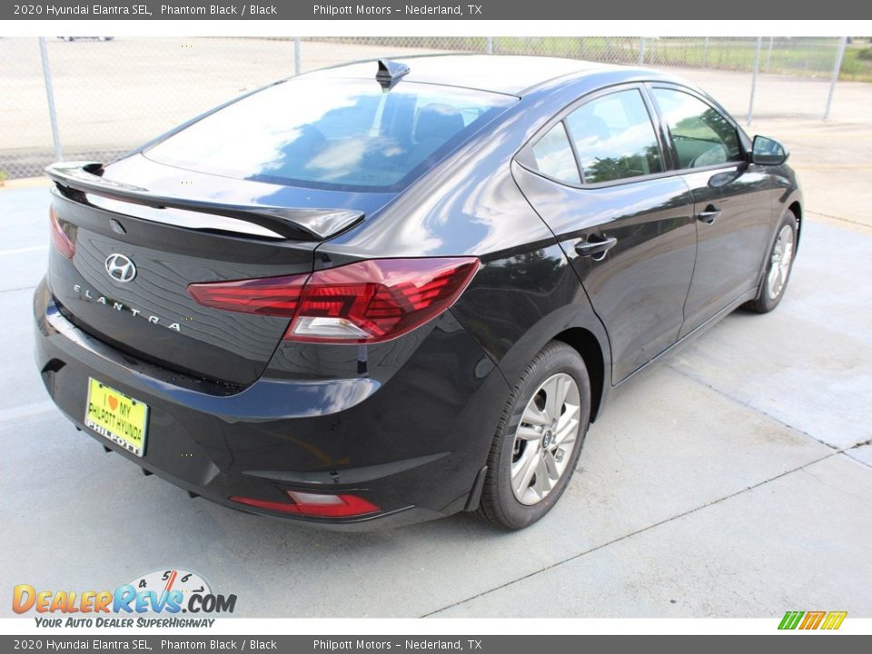 2020 Hyundai Elantra SEL Phantom Black / Black Photo #8