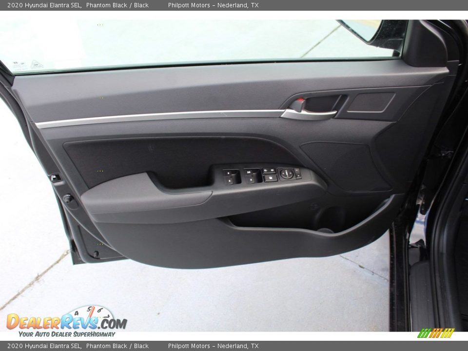 2020 Hyundai Elantra SEL Phantom Black / Black Photo #9