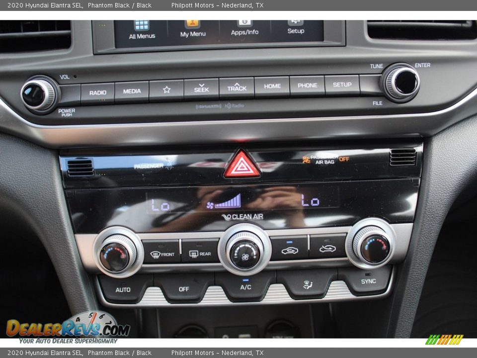 2020 Hyundai Elantra SEL Phantom Black / Black Photo #16