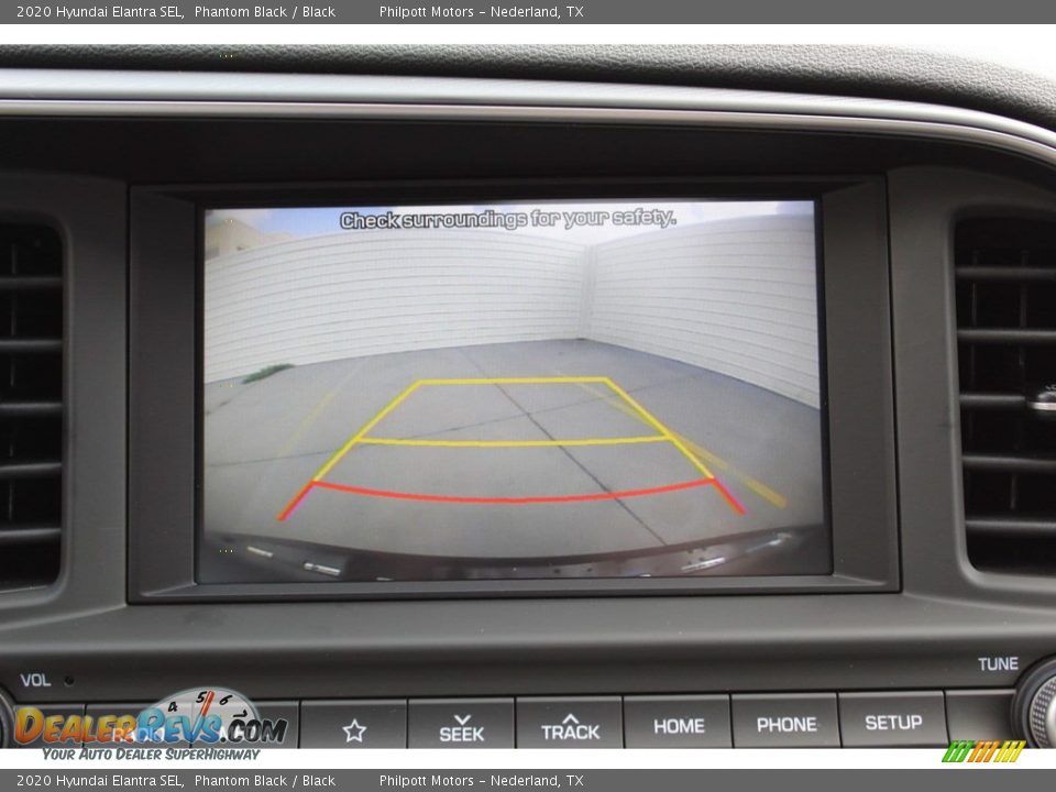 2020 Hyundai Elantra SEL Phantom Black / Black Photo #17