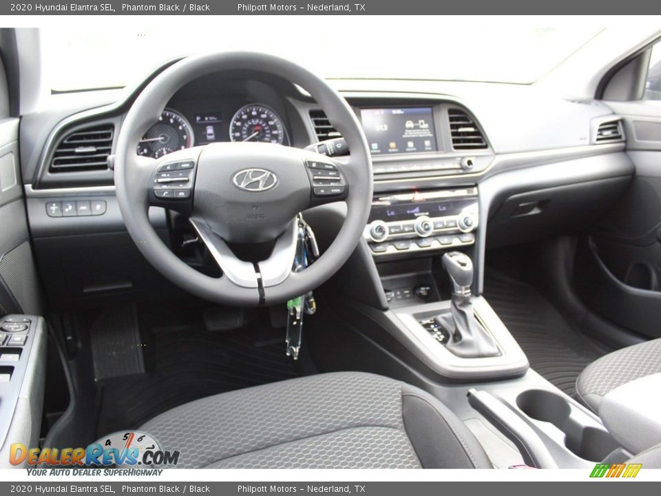 2020 Hyundai Elantra SEL Phantom Black / Black Photo #20