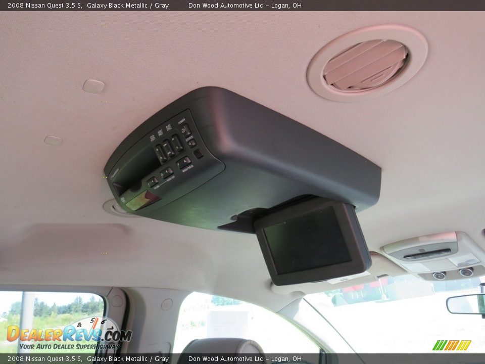 2008 Nissan Quest 3.5 S Galaxy Black Metallic / Gray Photo #2
