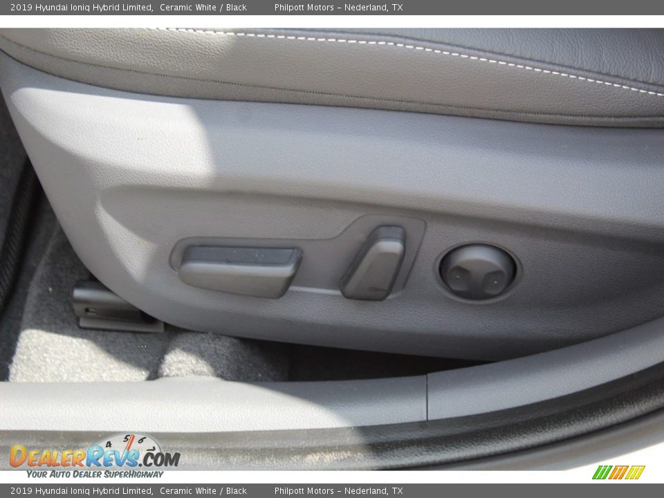 2019 Hyundai Ioniq Hybrid Limited Ceramic White / Black Photo #10