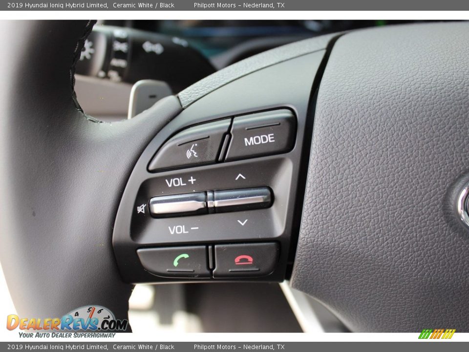 2019 Hyundai Ioniq Hybrid Limited Ceramic White / Black Photo #11