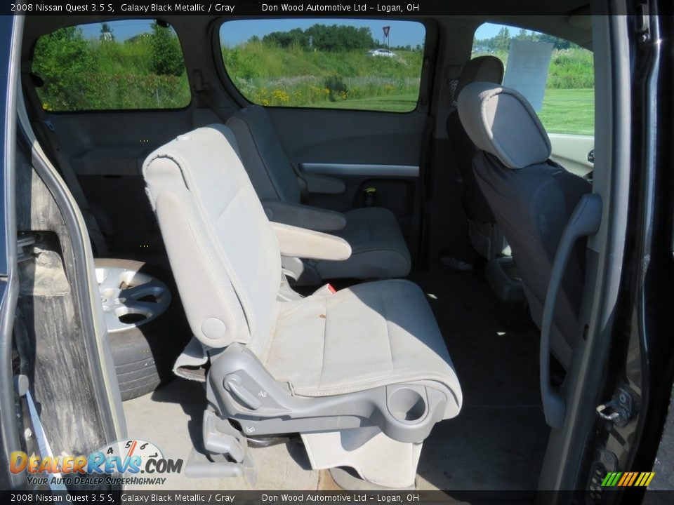 2008 Nissan Quest 3.5 S Galaxy Black Metallic / Gray Photo #20
