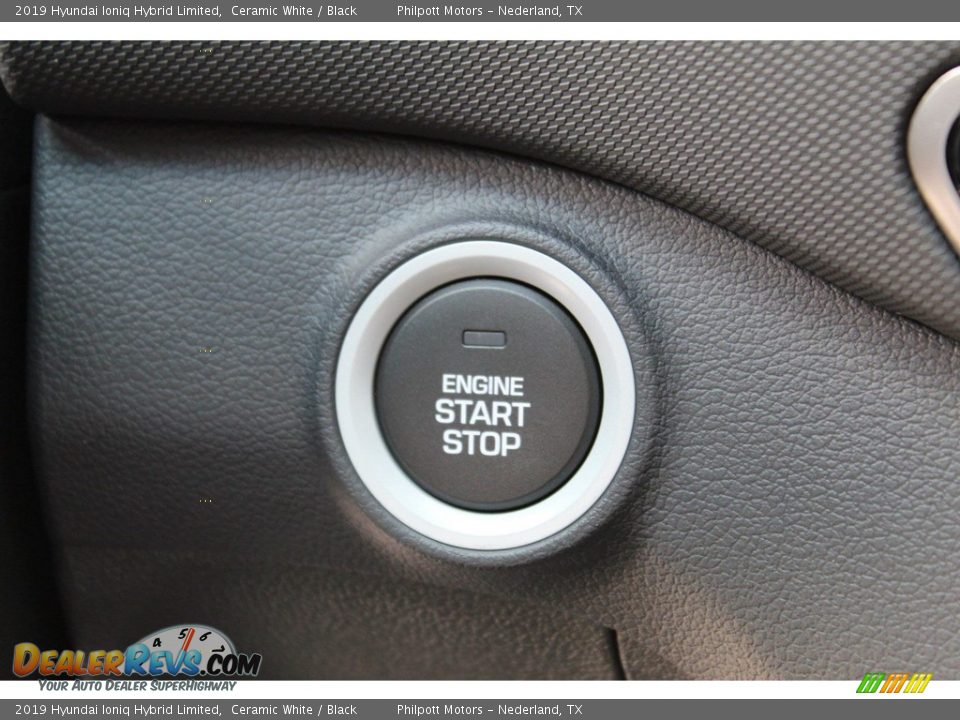 2019 Hyundai Ioniq Hybrid Limited Ceramic White / Black Photo #17