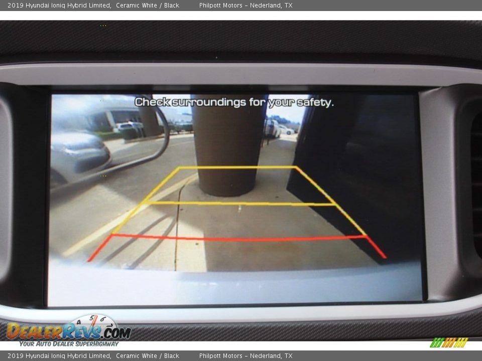 2019 Hyundai Ioniq Hybrid Limited Ceramic White / Black Photo #18