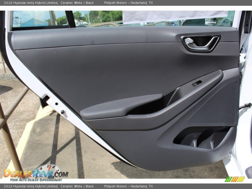 2019 Hyundai Ioniq Hybrid Limited Ceramic White / Black Photo #19