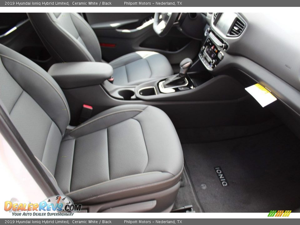 2019 Hyundai Ioniq Hybrid Limited Ceramic White / Black Photo #25